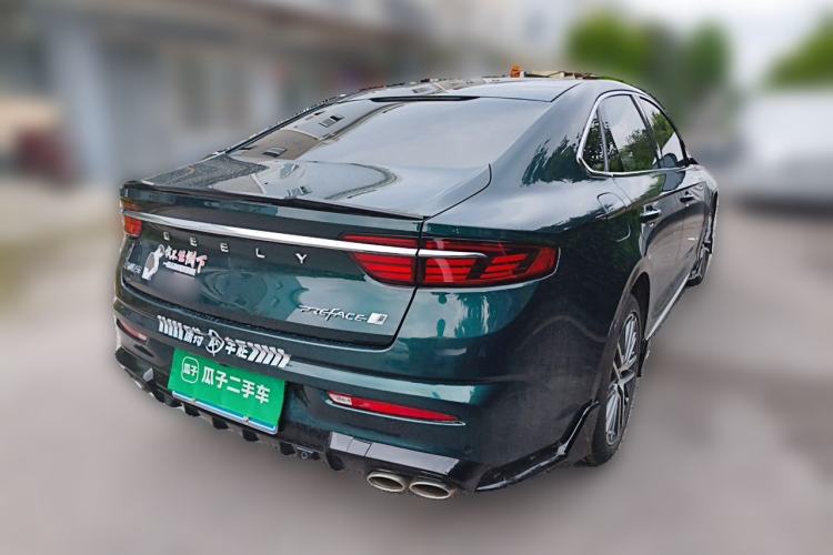 Used Geely Auto Preface 2023 2.0TD "Only This Verdant Green" Edition Rear Right 45 Deg