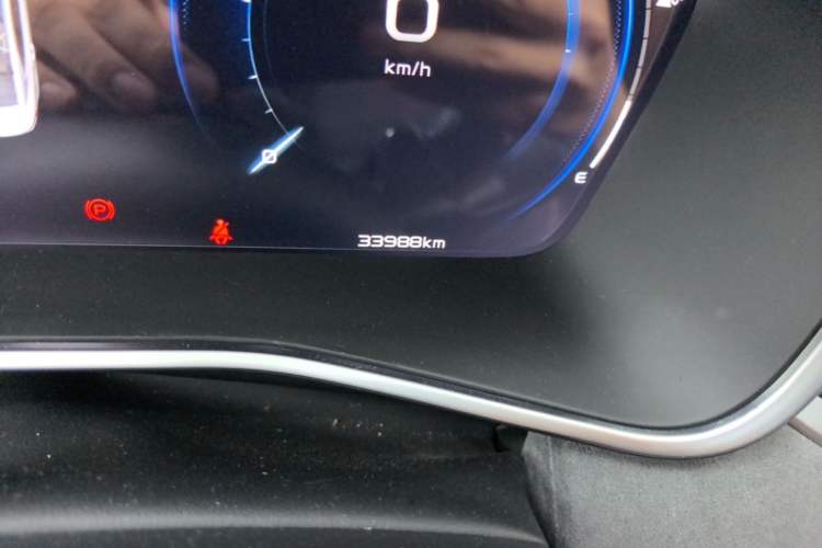 Used Geely Auto Preface 2023 2.0TD "Only This Verdant Green" Edition Odometer Close Up
