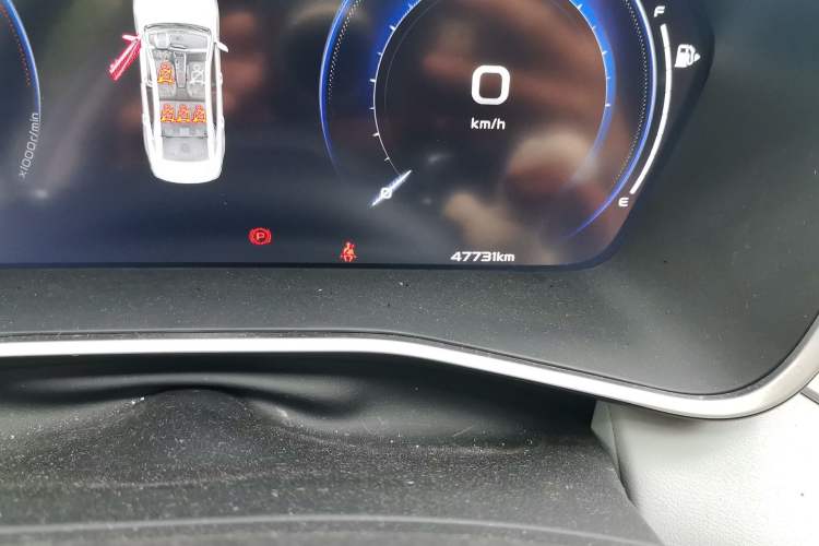 Used Geely Auto Preface 2023 2.0TD Prestige Version Odometer Close Up