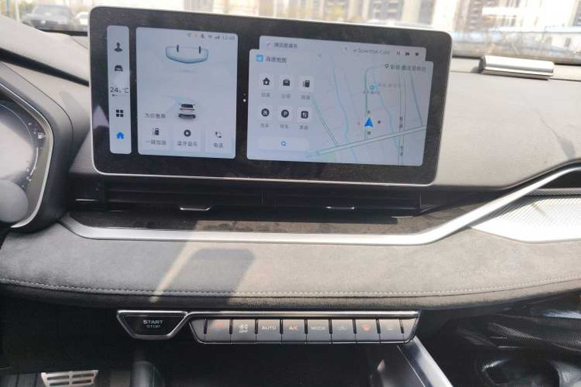 Used Geely Auto Preface 2023 2.0TD "Only This Verdant Green" Edition Audio And AC Panel
