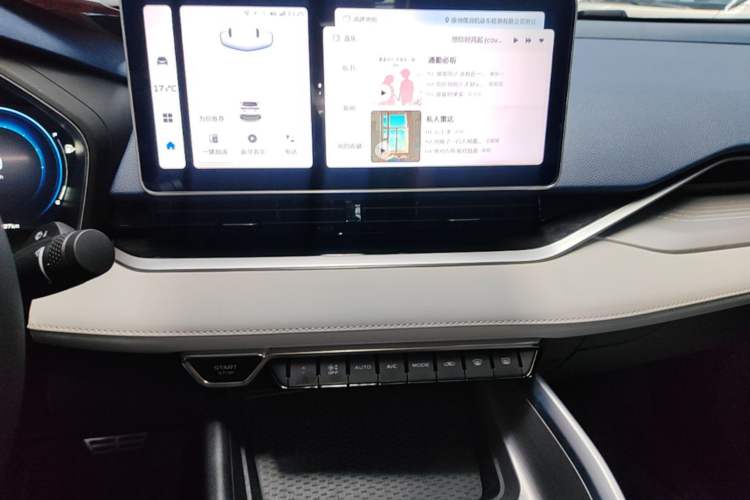 Used Geely Auto Preface 2023 2.0TD Prestige Version Audio And AC Panel