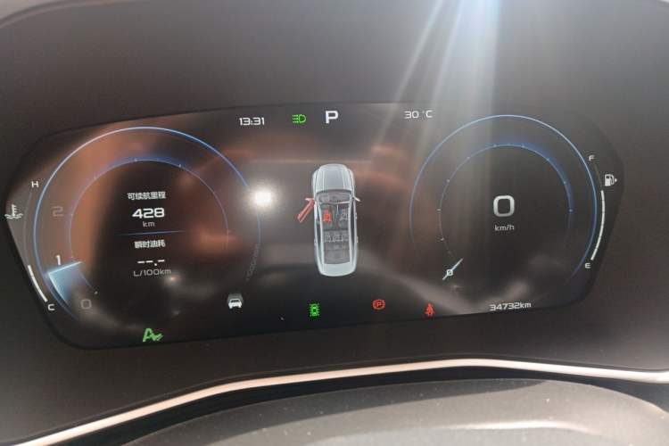 Used Geely Auto Preface 2023 2.0TD "Only This Verdant Green" Edition Instrument Cluster