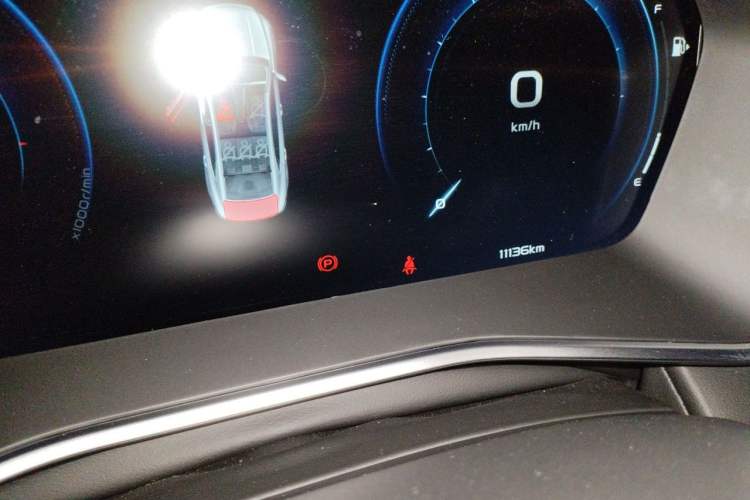 Used Geely Auto Preface 2023 1.5TD Kunlun Edition Odometer Close Up