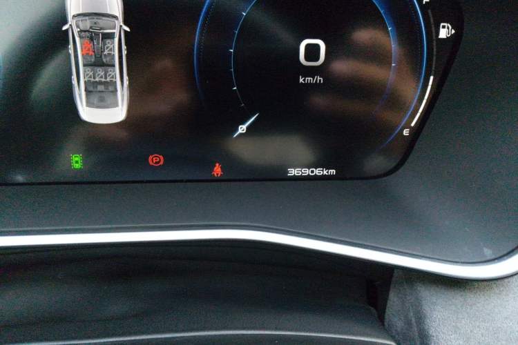 Used Geely Auto Preface 2023 2.0TD "Only This Verdant Green" Edition Odometer Close Up