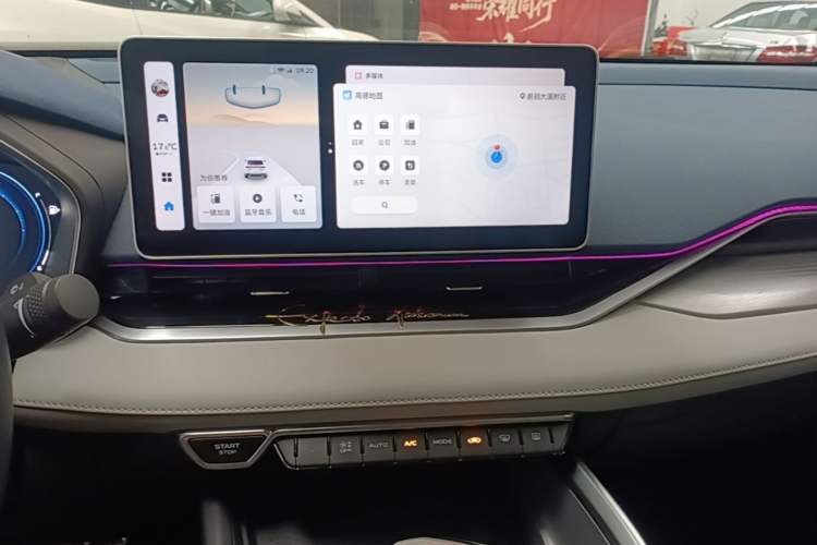 Used Geely Auto Preface 2023 2.0TD Prestige Version Audio And AC Panel