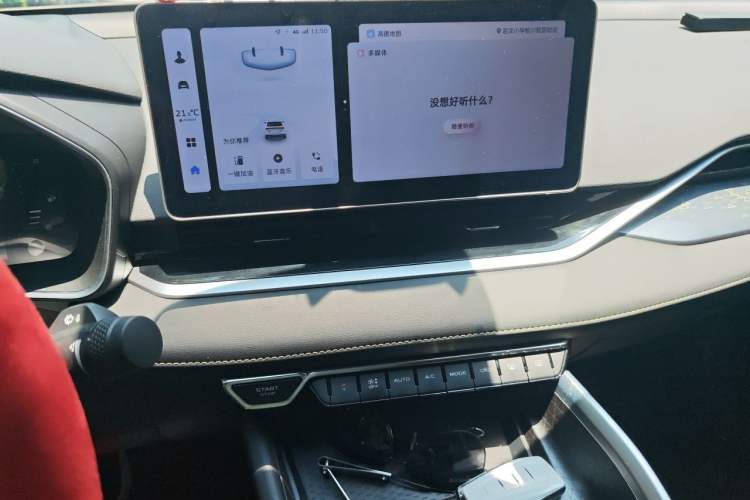 Used Geely Auto Preface 2023 1.5TD Fuyao Version Audio And AC Panel