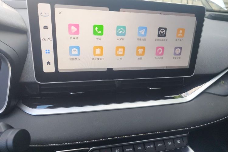 Used Geely Auto Preface 2023 1.5TD Fuyao Version Audio And AC Panel