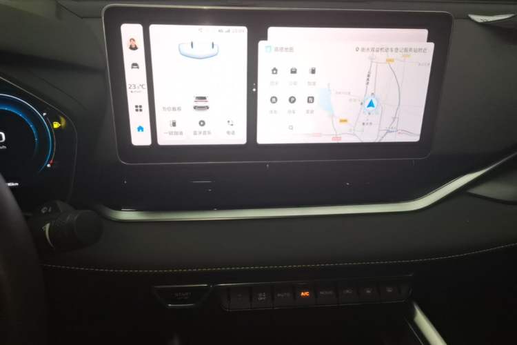 Used Geely Auto Preface 2023 1.5TD Kunlun Edition Audio And AC Panel