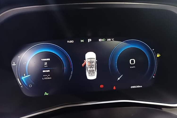 Used Geely Auto Preface 2023 2.0TD Prestige Version Instrument Cluster