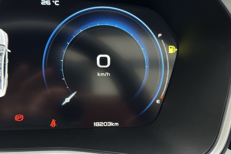Used Geely Auto Preface 2023 2.0TD Prestige Version Odometer Close Up