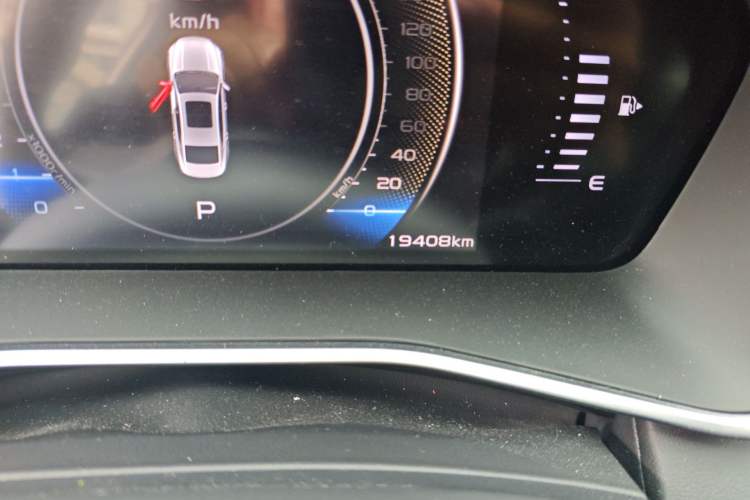 Used Geely Auto Preface 2023 1.5TD Fuyao Version Odometer Close Up