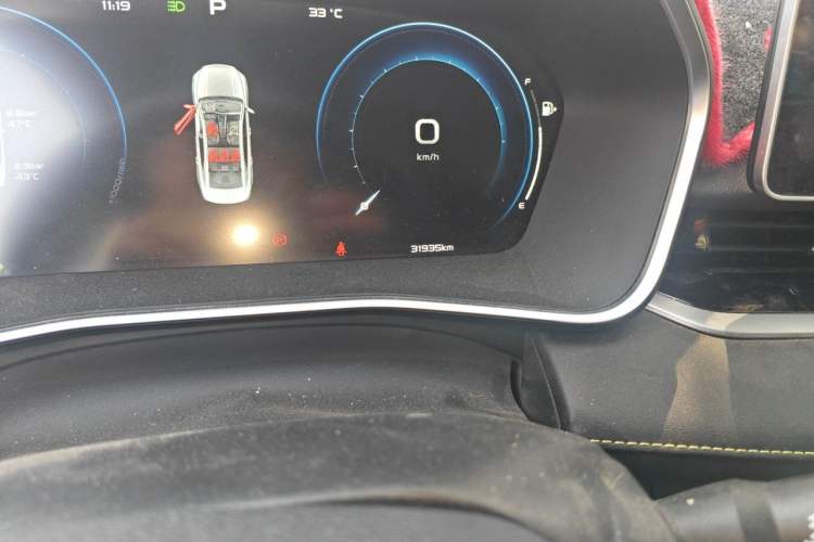 Used Geely Auto Preface 2023 1.5TD Kunlun Edition Odometer Close Up