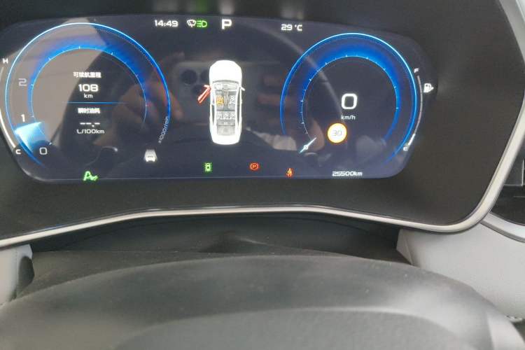 Used Geely Auto Preface 2023 2.0TD Prestige Version Odometer Close Up