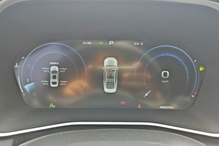 Used Geely Auto Preface 2023 1.5TD Kunlun Edition Odometer Close Up