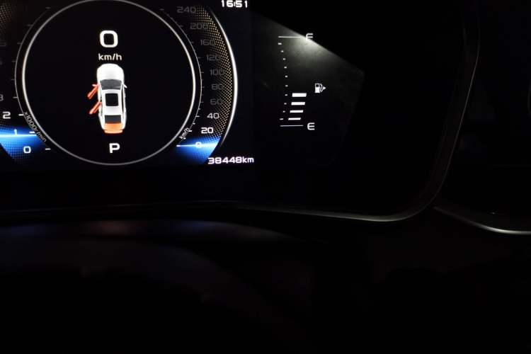 Used Geely Auto Preface 2023 1.5TD Fuyao Version Odometer Close Up