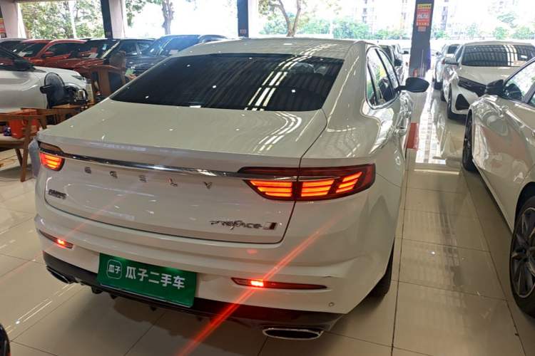 Used Geely Auto Preface 2023 1.5TD Fuyao Version Rear Right 45 Deg