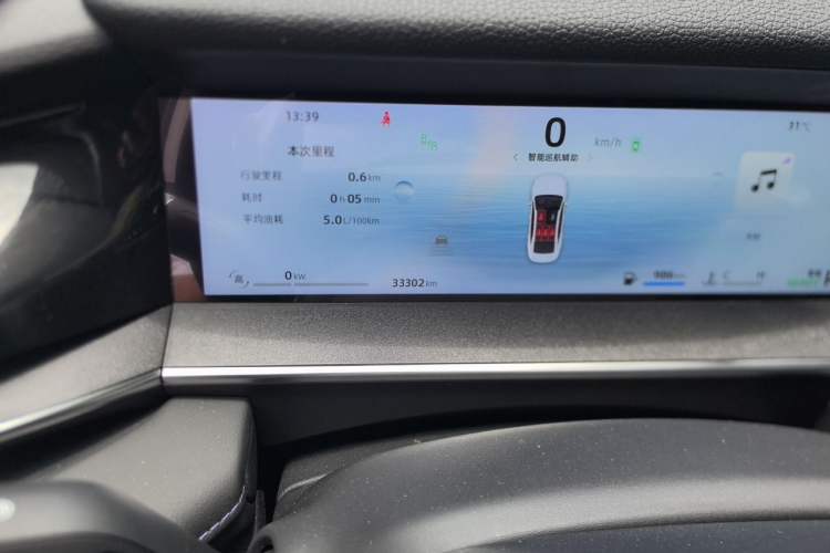 Used Geely Auto Preface 2024 Zhiqing 1.5TD Galaxy Edition Odometer Close Up