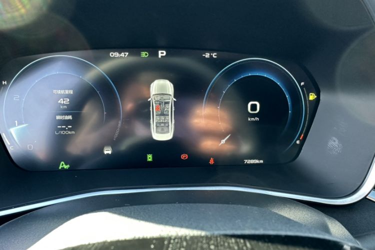 Used Geely Auto Preface 2024 2.0TD Qingyun Edition Odometer Close Up