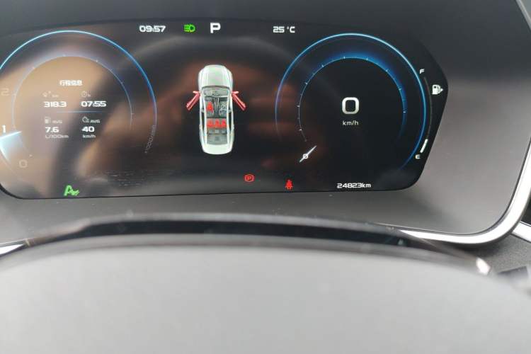 Used Geely Auto Preface 2024 2.0TD Xiaohan Edition Odometer Close Up