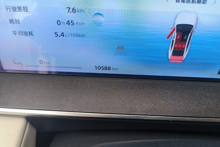 Used Geely Auto Preface 2024 Zhiqing 1.5TD Tiangong Edition Odometer Close Up