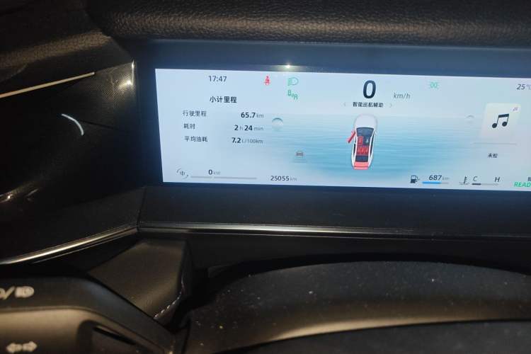Used Geely Auto Preface 2024 Zhiqing 1.5TD Galaxy Edition Odometer Close Up