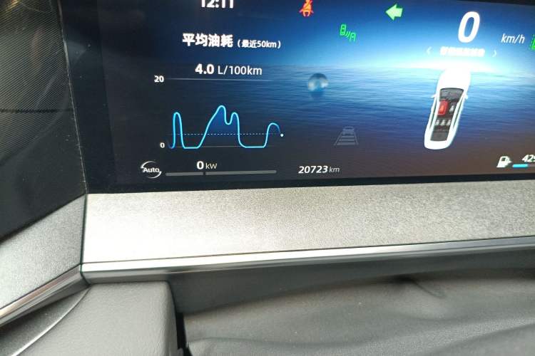 Used Geely Auto Preface 2024 Zhiqing 1.5TD Tiangong Edition Odometer Close Up