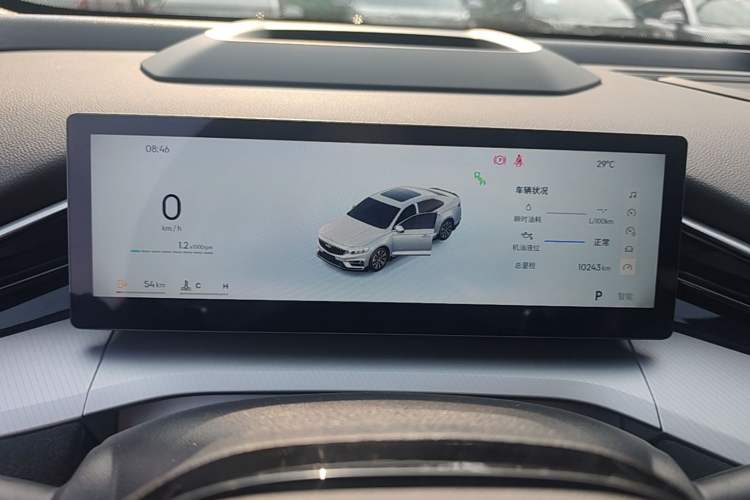 Used Geely Auto Preface 2025 Dongfang Yao 2.0TD Moonlight Edition Instrument Cluster
