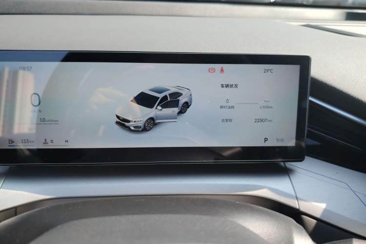 Used Geely Auto Preface 2025 Dongfang Yao 1.5TD Fuyao Edition Odometer Close Up