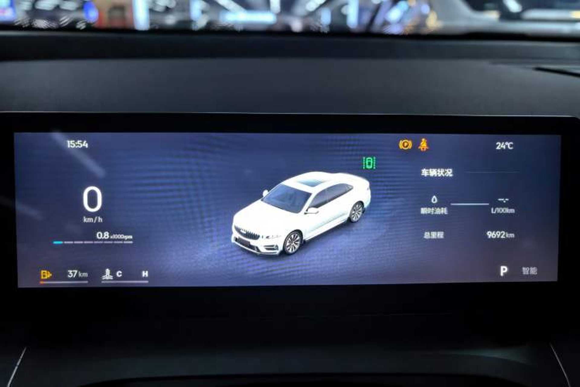Used Geely Auto Preface 2025 Dongfang Yao 1.5TD Kunlun Edition Odometer Close Up