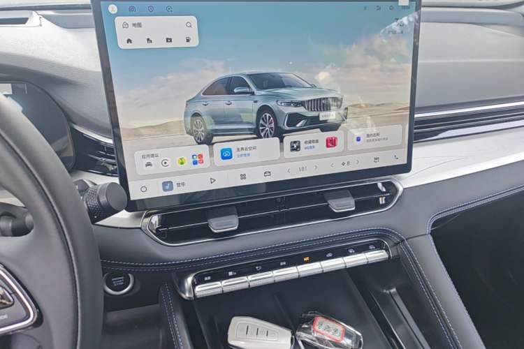 Used Geely Auto Preface 2026 Model Oriental Yao 2.0TD Wangyue Edition Audio And AC Panel