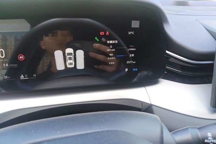Used Geely Auto Preface 2026 Model Oriental Yao 2.0TD Wangyue Edition Odometer Close Up
