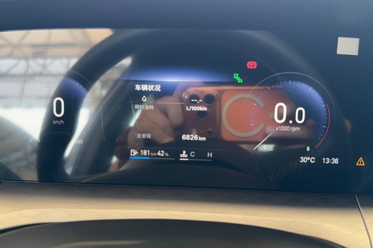 Used Geely Auto Preface 2026 Model Oriental Yao 2.0TD Wangyue Edition Odometer Close Up