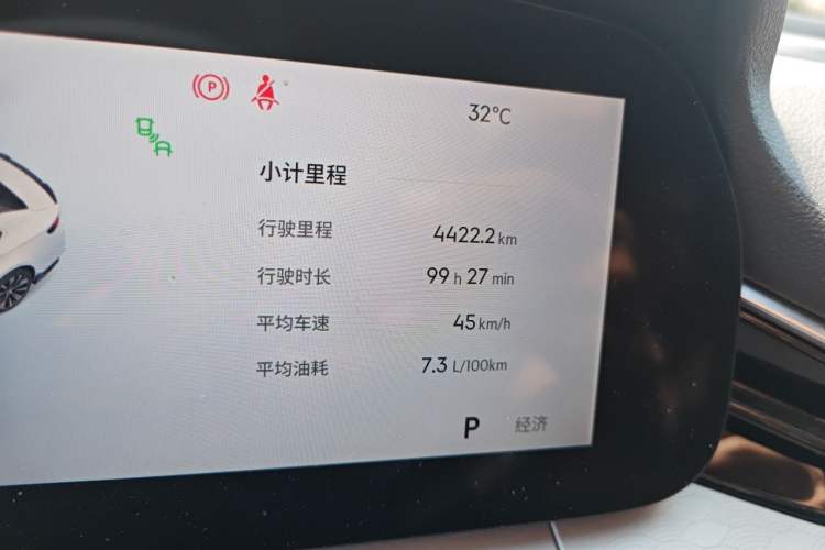 Used Geely Auto Preface 2026 Model Oriental Yao 2.0TD Xiaohan Edition Odometer Close Up