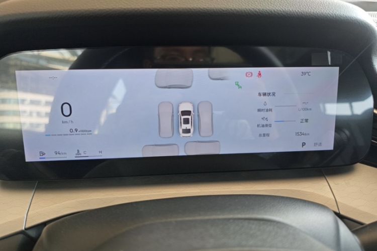 Used Geely Auto Preface 2026 Model Oriental Yao 2.0TD Wangyue Edition Odometer Close Up