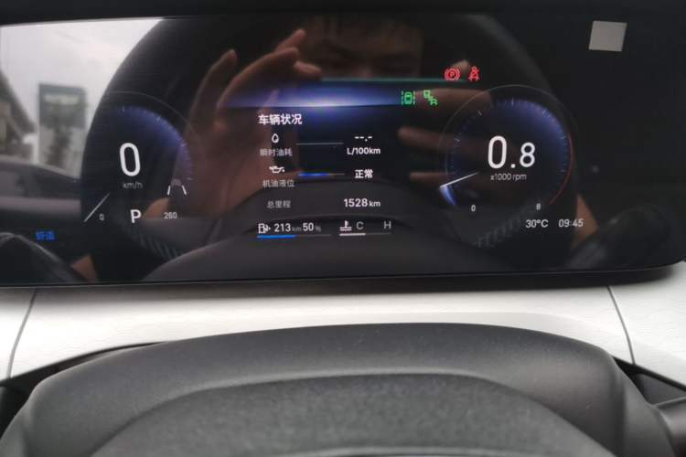 Used Geely Auto Preface 2026 Model Oriental Yao 2.0TD Wangyue Edition Odometer Close Up