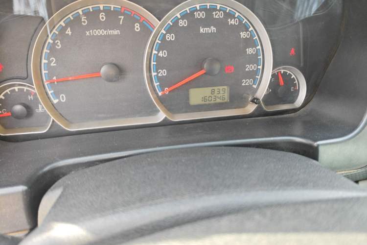 Used Geely Auto SC3 2012 1.3L Standard Version Odometer Close Up