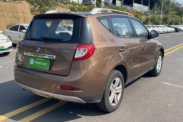 Used Geely Auto SX7 2013 1.8L Manual Entry-Level Model Rear Right 45 Deg