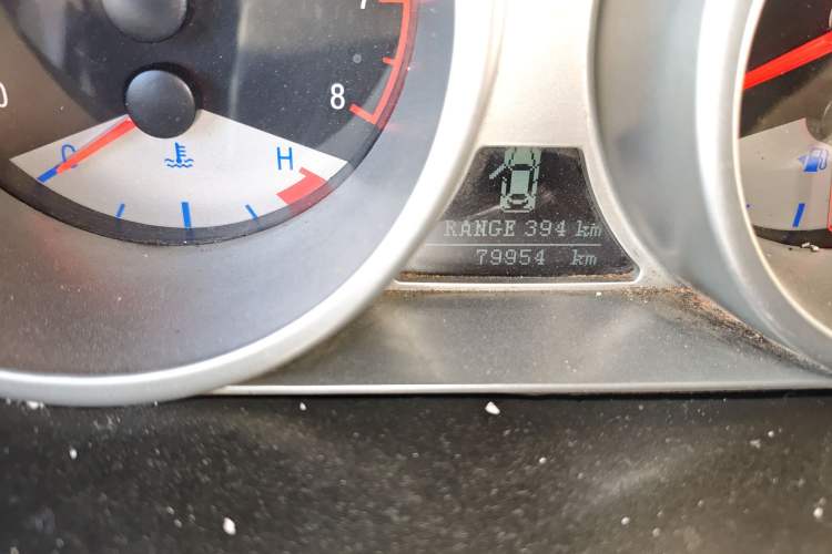 Used Geely Auto SX7 2013 1.8L Manual Entry-Level Model Odometer Close Up