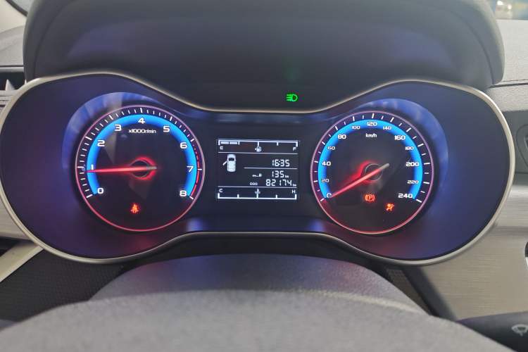 Used Geely Auto Vision 2020 Revised 1.5L Manual Asian Games Edition Odometer Close Up