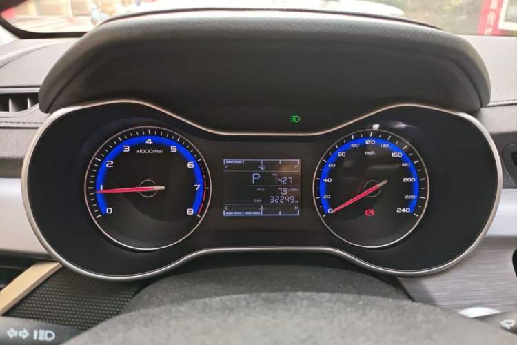 Used Geely Auto Vision 2020 Revised Version 1.5L CVT Asian Games Edition Odometer Close Up