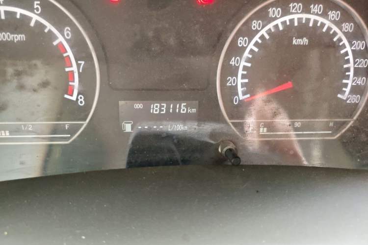 Used Geely Auto Vision 2009 1.5L Platinum Edition Odometer Close Up