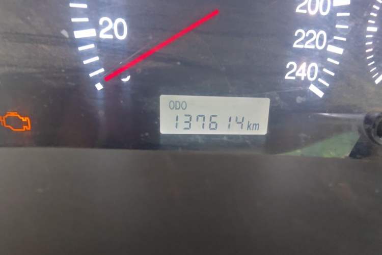 Used Geely Auto Vision 2009 1.5L Platinum Edition Odometer Close Up