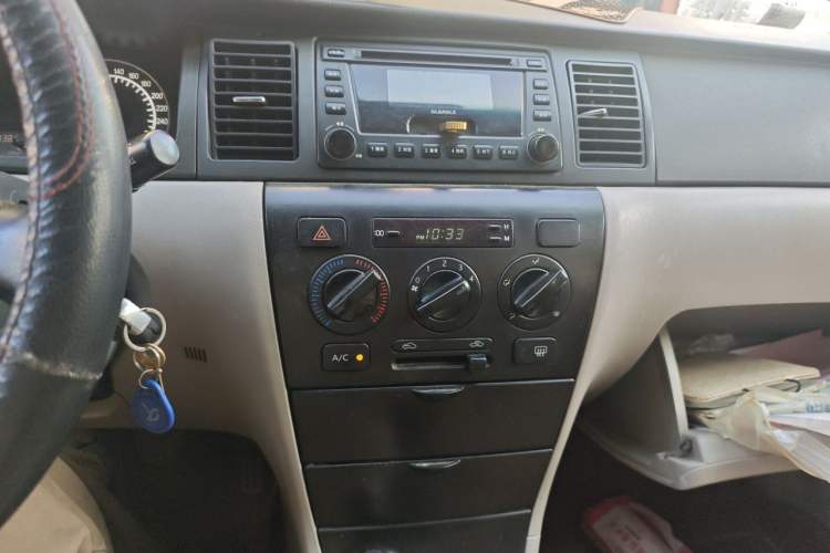 Used Geely Auto Vision 2013 1.5L Manual Comfort Model Audio And AC Panel