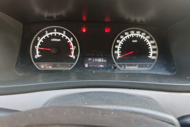 Used Geely Auto Vision 2013 1.5L Manual Comfort Model Odometer Close Up