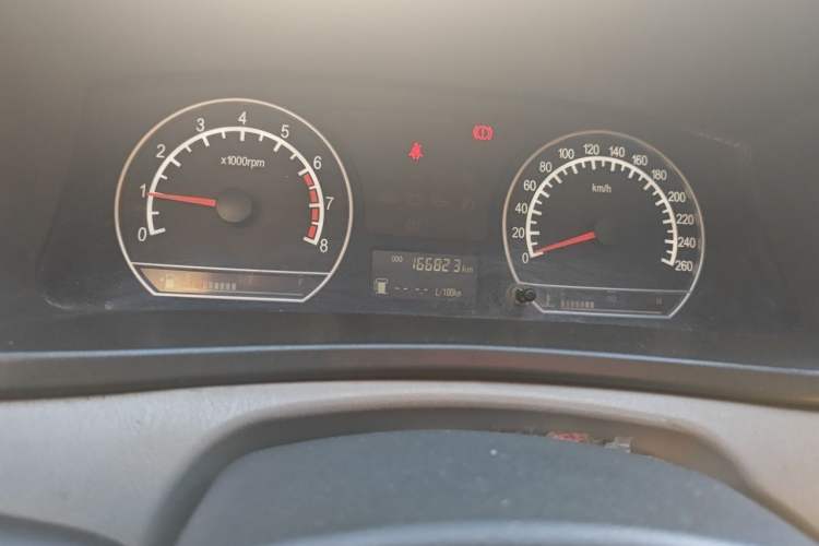 Used Geely Auto Vision 2013 1.5L Manual Comfort Model Odometer Close Up