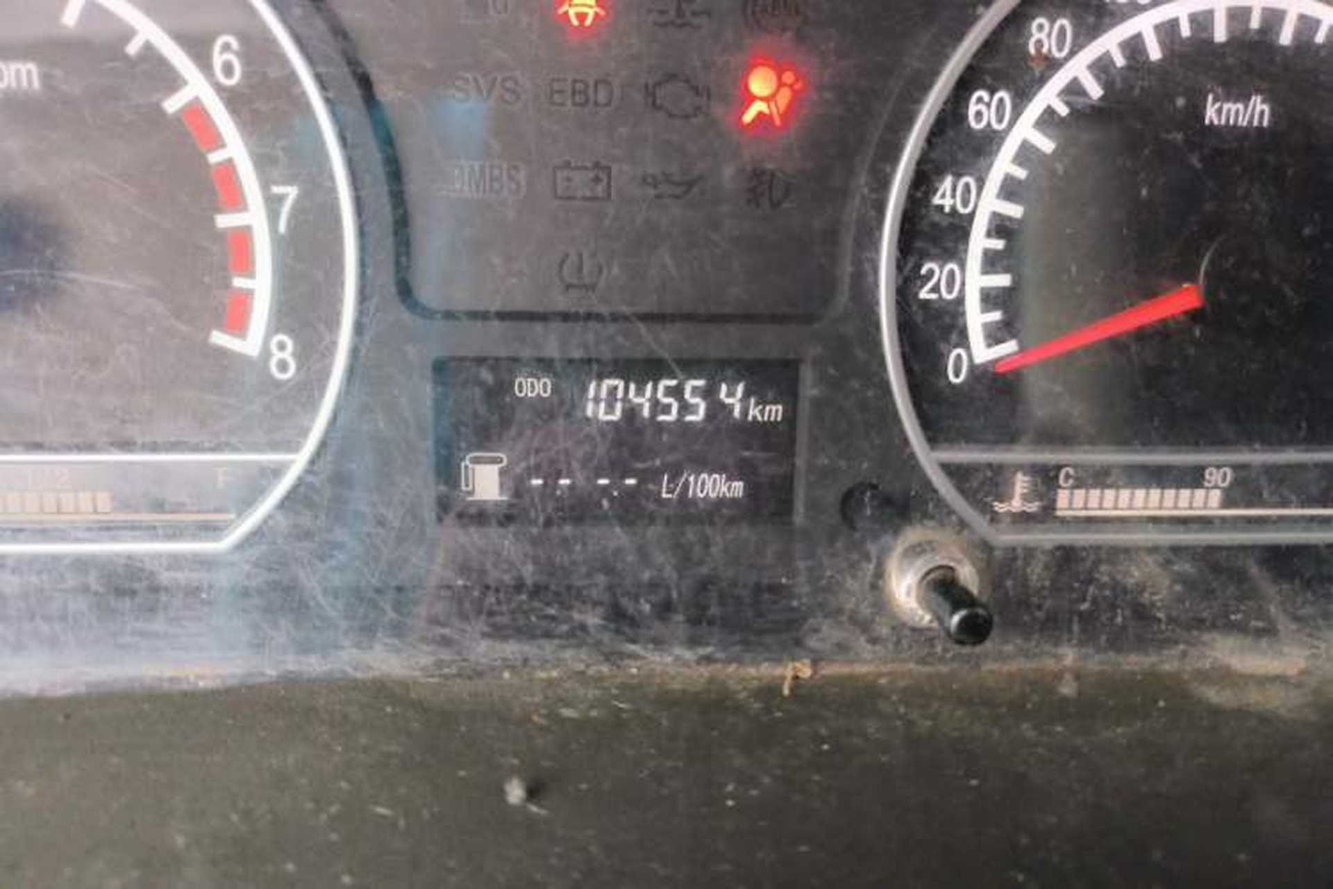 Used Geely Auto Vision 2013 1.5L Manual Comfort Model Odometer Close Up