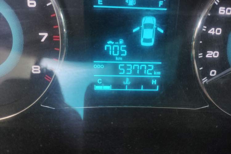 Used Geely Auto Vision 2015 1.5L Manual Happiness Edition Odometer Close Up