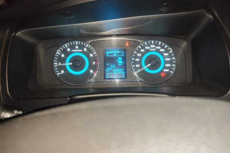 Used Geely Auto Vision 2015 1.5L Manual Elite Model Odometer Close Up