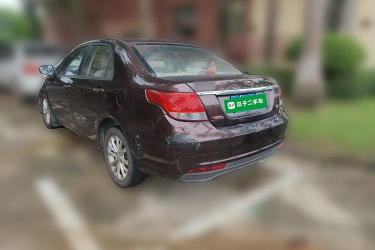 Used Geely Auto Vision 2015 1.3T Manual Luxury Model Rear Left 45 Deg