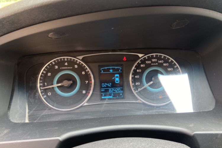 Used Geely Auto Vision 2015 1.5L Manual Elite Model Odometer Close Up